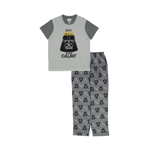 STAR WARS Men’s 2-Piece Holiday Family Sleep Set, FAM_I AM JEDI, L