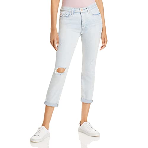 7 For All Mankind Josefina with Destroy in Cosmic Blue