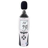 5 in 1 für Lichtmesser, Schallpegelmesser, Feuchte / Temperatur messt, Anemometer