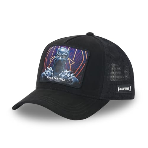 Casquette Camionneur Black Panther Capslab Idéale pour Sorties Urbaines
