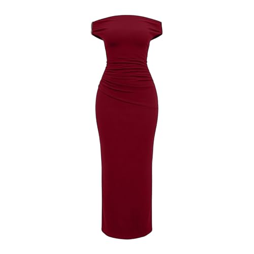Robe de cocktail serrée asymétrique pour sublimer les formes sans marquer