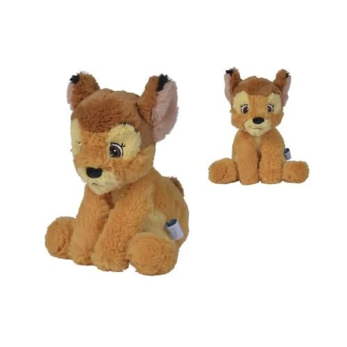 Simba 6315870298 - Disney Super Soft Bambi, 25cm Plüschtier, ab den ersten Lebensmonaten geeignet, Kuscheltier