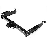 KUAFU 2 Inch Class 3 Trailer Hitch Compatible with 1996-2023 Chevrolet Express 1500 2500 3500 GMC Savana 1500 2500 3500 Towing Hitch Mount Receiver