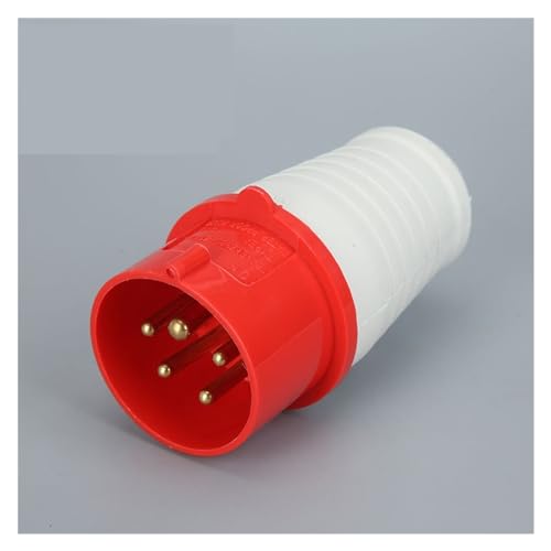 Conector industrial 5 pines 16A 3P+E+N resistente al agua IP44 415V 4