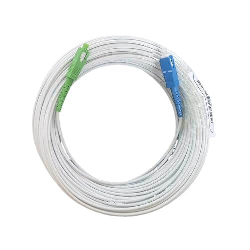 Câble fibre optique SC/UPC coudé monomode simplex FTTH de 10m pour intérieur