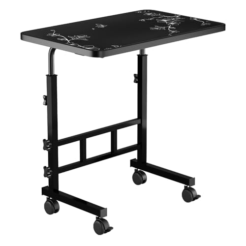 Image of Foldable Study Table /Bed Table /Foldable and Portable Wooden /Writing Desk for Office /Home /School | Adjustable Height, Portable for Office, Work Form Home (Flower)