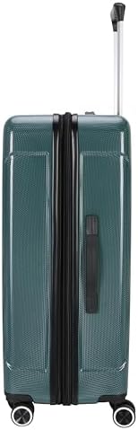 Sharper Image Shukra 확장 가능한 8륜 스피너 수하물 슈트케이스, 트레킹 그린, 확장 가능한 8륜 스피너 대형 수하물 수하물 가방 — 사진 2