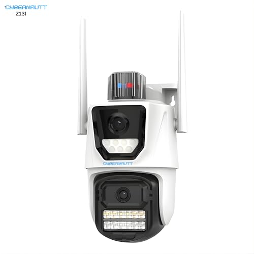 Image of XUGA Cybernautt Series Z13I 12MP Wireless Outdoor CCTV Camera | Dual Lens, Night Vision, Motion Detection, WiFi Surveillance, Home & Outdoor Safety