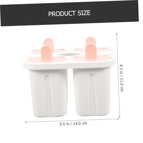 Molde de silicona para paletas de hielo con tapa colorida miniatura 2