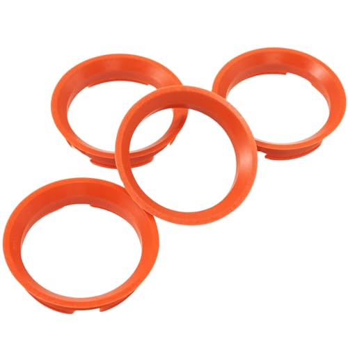 4x Zentrierringe 63,4 auf 57,1/63 4-57 1 | Rot | kompatibel mit Keskin MAM