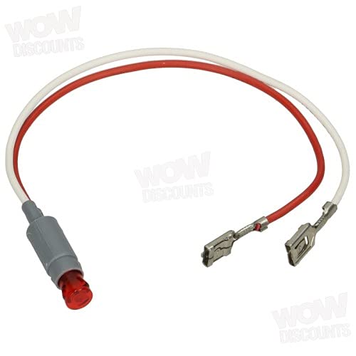 Belling 100DF Oven Cooker Red Signal Lamp Light (Including Bulb, Lens & Housing)