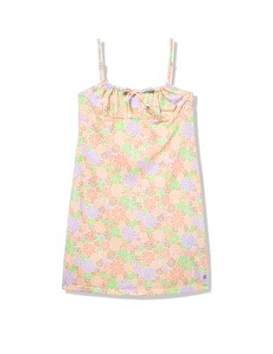 Roxy Vestido de punto de fiesta para niñas, Blanco All About Sol Mini Rg, 7
