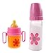 JohnToy 27475 Baby Rose Puppen Trinkflaschen 2 Stück