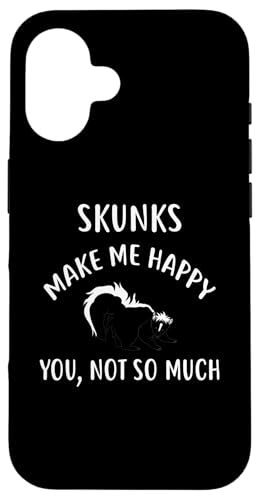SKUNKS Make Me Happy, You Not So Much T�V���c SKUNK �X�}�z�P�[�X iPhone 16 �p