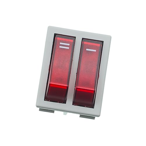 Double interrupteur pour radiateur DeLonghi 5110510001 à 6 bornes