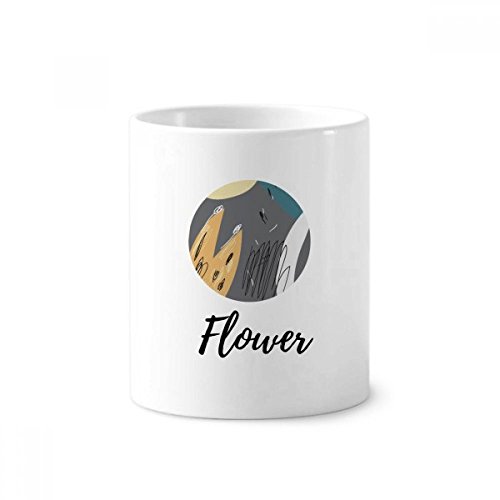 Art céramique motif gris abstrait tasse blanche 350ml aux finitions soignées