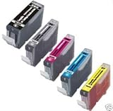 Five New Compatible print cartridge (Cannon PGI22O BK, CLi22l BK/C/M/Y) (1 Big Black PGI-22O, 1 samll Black CLl-22lbk, 1 Cyan CLl-22lC, 1 Magenta CLl-22lM, 1 Yellow CLl-22lY) used for Cannon PIXMA iP-3600/4600/4700 MP-560/620/620B/640 MX-860/870 all-in-one AIO multifunction inkjet copy/fax/scanner/printer/copier machine by Photosharp Ink Jet & Toner