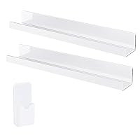 Étagère à Livres Magnétique En Acrylique Pour Tableau Blanc - 2 Pièces, Sans Perçage, Support Pour Règles, Marqueurs - Organisateur Bureau Ou Salle De Classe - 11