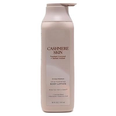 Body Lotion with Shea Butter, All Skin Types, Cashmere Skin, 18 oz 1 Pack