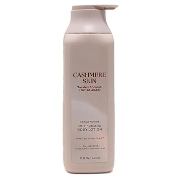 Body Lotion with Shea Butter, All Skin Types, Cashmere Skin, 18 oz 1 Pack