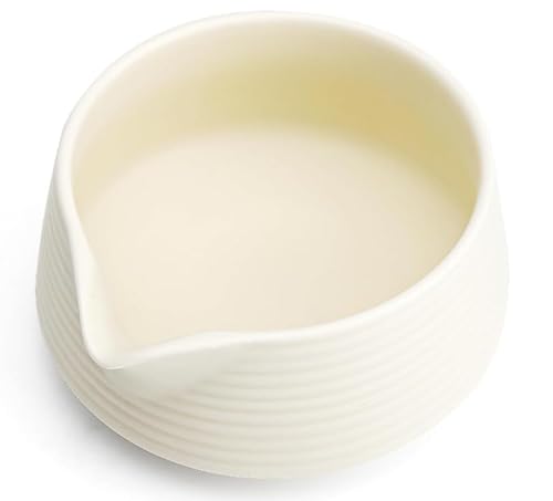 VQBKHO Matcha, ciotola per matcha, ciotola in ceramica, 500 ml, ciotola per matcha, ciotola per matcha, matcha, set matcha, tazza per teestoom Kitchen Matcha Latte Amici di famiglia Bianco
