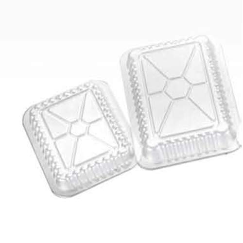 MarketPro OPS Plastic Oblong Dome Lid For 1 lb. Container, 5.5" Length x 4.5" Width | 1000/Case