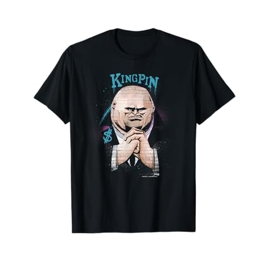 Marvel Spider-Man: Into the Spider-Verse Kingpin Graffiti Camiseta