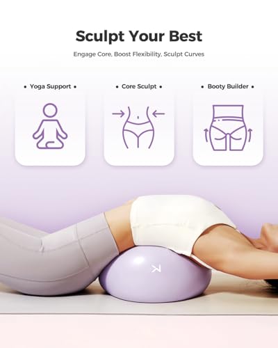 Image of KEEP Exercise Ball Anti-Burst - Thickened Yoga Ball Pilates Ball for Physical Therapy, Fitness Ball for Workout, Core Strength and Physical Therapy