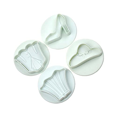 Molde para tartas DIY Reland Sun 4 piezas redondo miniatura 3