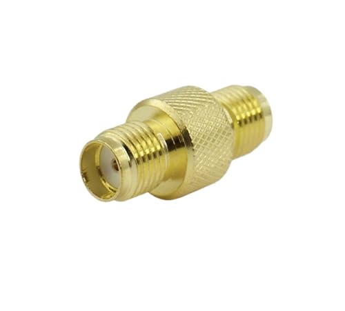 Adaptateur coaxial d'antenne femelle droit convertisseur laiton TV