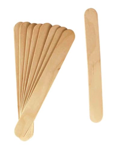 Bâtonnets plats en bois Languettes 15 x 1,8 cm 50