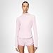 Nike Women's Tempo Dri-Fit 1/2-Zip Running Top, Pink Foam/Reflective Silver, Small