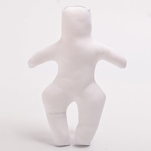 Voodoo-Puppe Blessume mit 7 farbigen Schädelstiften