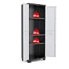 Keter-Armario-Linear-Alto-Armario-de-almacenaje-3-Baldas-Color-NegroGris-Dimensiones-68-x-39-x-173-cm