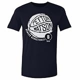 500 LEVEL Peyton Watson Denver Basketball Denver Nuggets Shirt (True Navy, XXXX-Large)