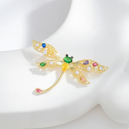 Image of Fashion Dragonfly Booch Pin Jewelry Gift for Women