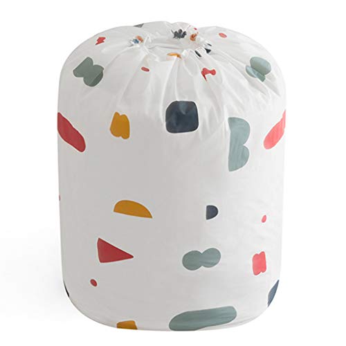 krueis Travel Clothing Storage Bag Laundry Bag Large Quilt Moisture-Proof Storage Bag (M,Geometry)