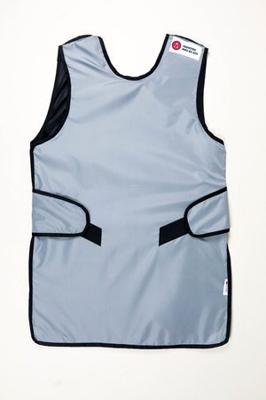 Unisex Front Protection Lead Free Apron (S 80KvP, Blue)