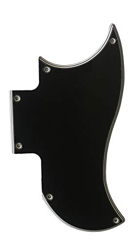 �M�^�[�s�b�N�K�[�h Fits Gibson SG Special 2018 OD Mini Humbuckers Style 5�w�\�� �M�^�[�ی� �ی�t�B�����t�� (5�v���C�u���b�N)
