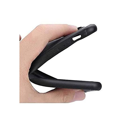 Image of Mobile Back Cover Case for Honor 7S (Silicone Case|CameraProtection|Black SC1510)