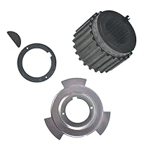 marddpair Crankshaft Belt Pulley with Sensor Blade and Spacer Replacement for Mitsubishi Montero Galant Eclipse 3.0L 3.5L