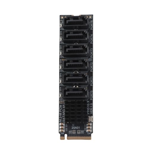 Adaptateur M.2 vers SATA solution pour connecter 6 disques durs supplémentaires - 4
