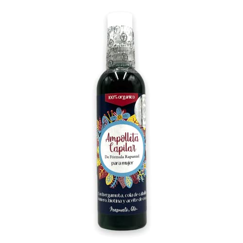 New Curves - Formula Rapunzel Ampolleta Capilar | 100% Organic Hair Spray (4.23 oz).