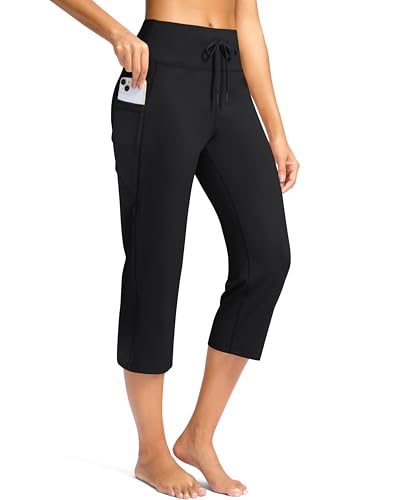 G Gradual Yoga Capri Pants for Women with Pockets High Waist Capris Leggings Tummy Control Straight Workout Summer Crop Pants2