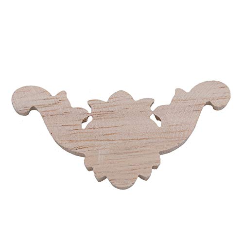Rdexp 40X40Mm Wood Carved Long Onlay Applique Frame Door Wall Decor For Cabinet Home Furniture Set Of 20 #TOP2