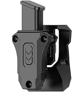 Single Magazine Pouch, Universal 9mm .40 Mag Holder Double Stack Mag. Paddle Holster 1911 Single ...