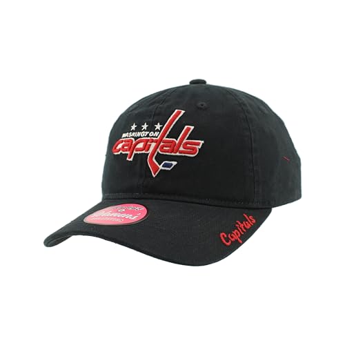 Washington Capitals NHL Officially Licensed Women's Adjustable Hat Girlfriend Icon Black