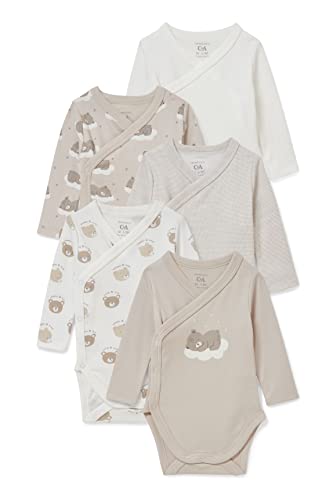 C&A Bebés niños Body Pack|Pack de 5 beis 56