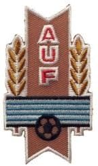 Uruguay AUF Soccer Logo Iron on Patch Crest Badge 2.75 X 1 5/8 Inch New