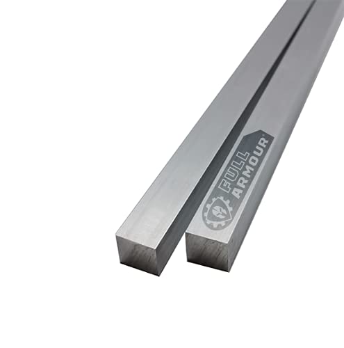 Nueva barra cuadrada de aluminio - Varios tamaños grado 6060 (10 mm x 10 mm x 100 mm)… Cover